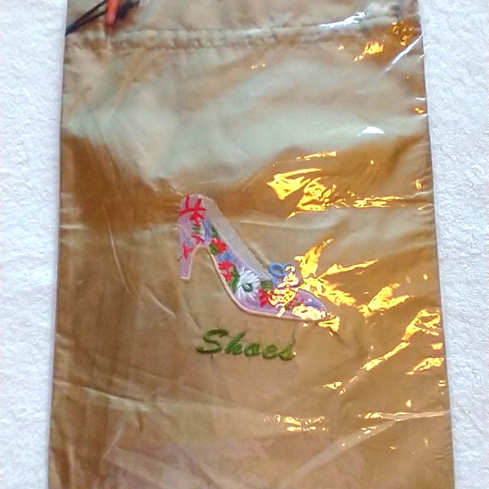 Silk Shoe Bag